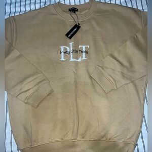 Prettylittlething logo sweatshirt